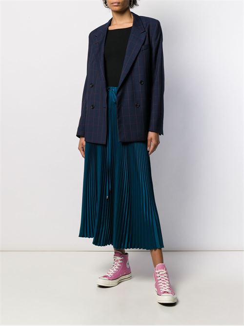 T-shirt donna manica lunga nera MAJESTIC FILATURES | M001FTS005002